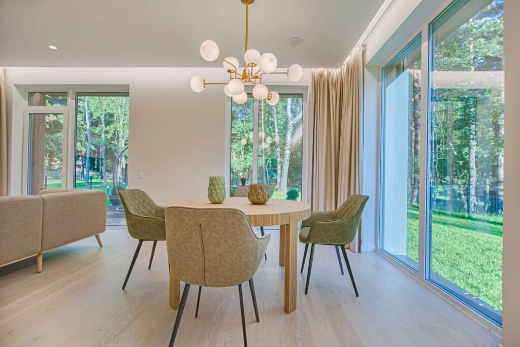 Living Room and Dining Area