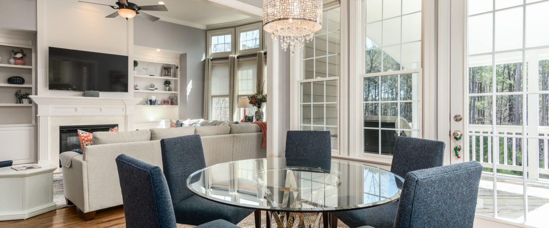 Furnished living room